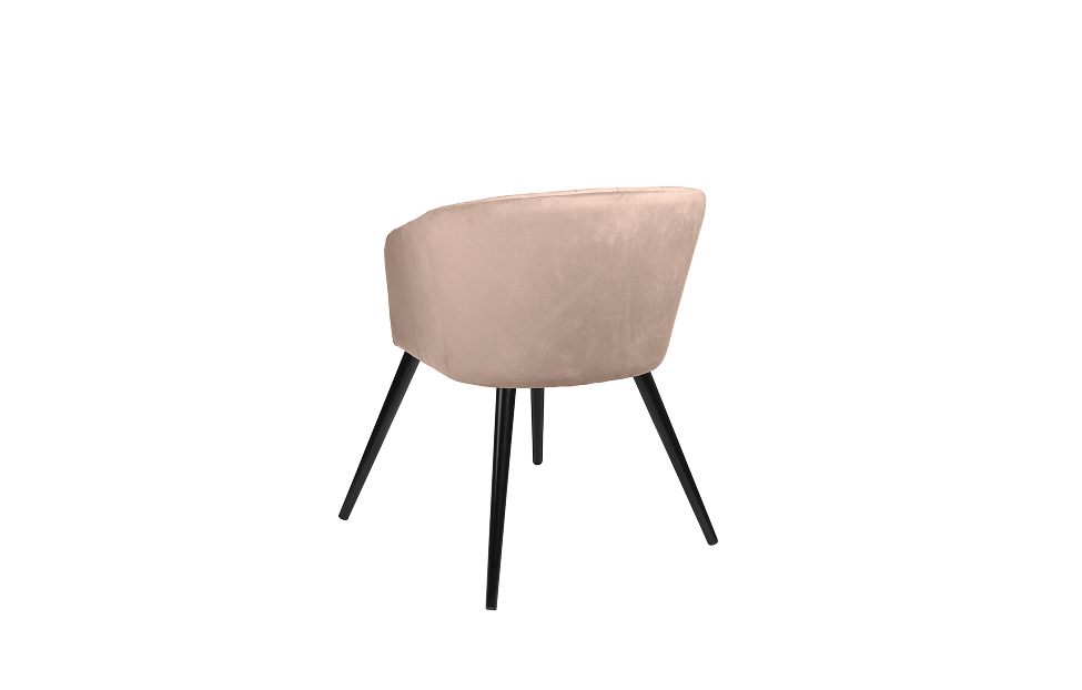 Кухонные стулья - изображение №4 "Стул-кресло Леон поворотный бежевый / опоры черные"  на www.Angstrem-mebel.ru