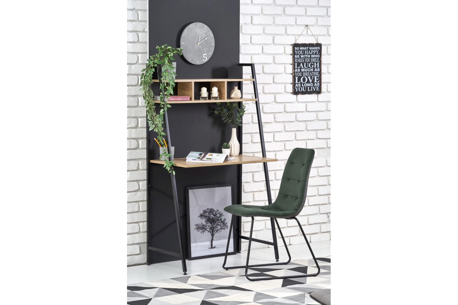 Письменные столы - изображение №3 "Стол письменный NARVIK B2"  на www.Angstrem-mebel.ru